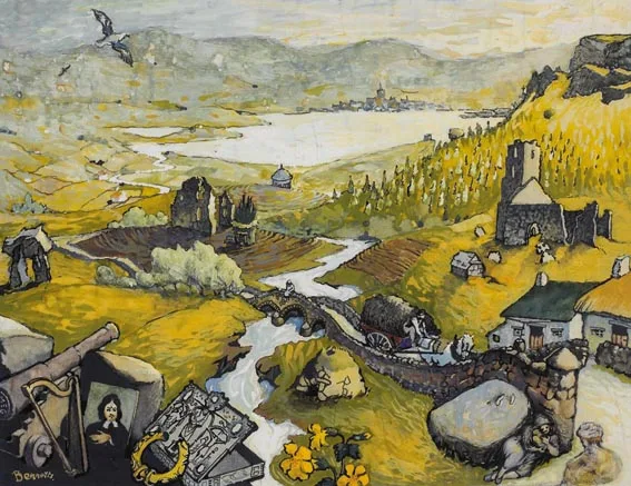 Kenneth Bennetts, LONDONDERRY, 1962, gouache and watercolour