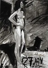 Charles Harper, DATE SERIES, NUDE STUDY