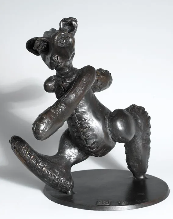 Patrick O'Reilly, WALKING BEAR, bronze; unique