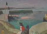 Patrick Leonard, SIMON'S BOAT, RUSH HARBOUR, EVENING