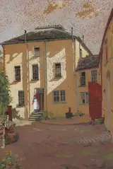 Lilian Lucy Davidson, THE COURTYARD, FRIAR'S HILL