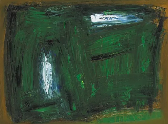 WHITE POOLS by Seán McSweeney, oil on canvas, offered Sep 2005