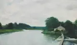 Thomas Ryan, THE LIFFEY AT ISLANDBRIDGE WEIR