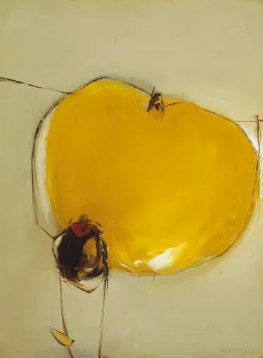 Cecil King, ORGANIC FORM, oil on canvas