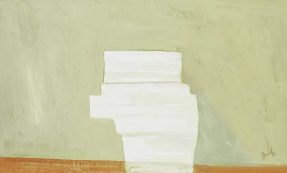 PAPER BACKS by Charles Brady, oil on canvas, sold Apr 2005