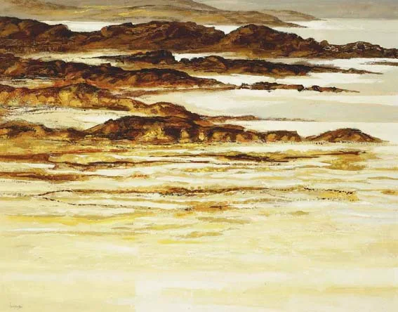 EBB-TIDE by Arthur Armstrong, oil on board, sold Apr 2005