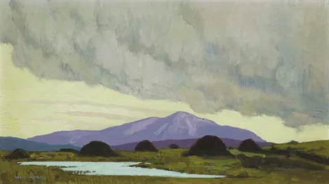 Paul Henry, THREATNING RAIN, circa 1936-37, oil on panel
