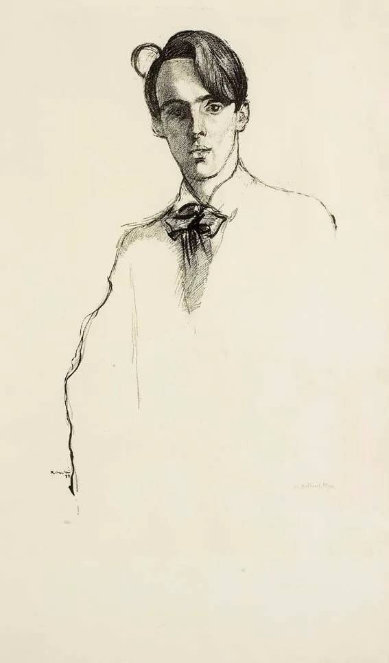 William Rothenstein, PORTRAIT OF W. B. YEATS, lithograph