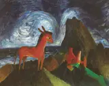 Colin Middleton, DONKEY IN A WESTERN LANDSCAPE