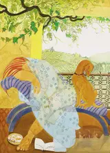 Pauline Bewick, WOMAN AND HER DOG