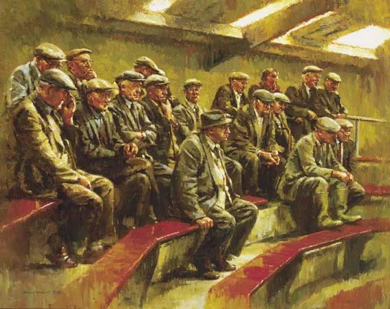 Mark O'Neill, THE MART, oil on board