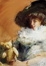 Sir Robert Staples, 12th Baronet, PORTRAIT OF LILY DUDLEY LINDSAY