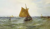 Edwin Hayes, IRISH TRAWLERS IN DUBLIN BAY