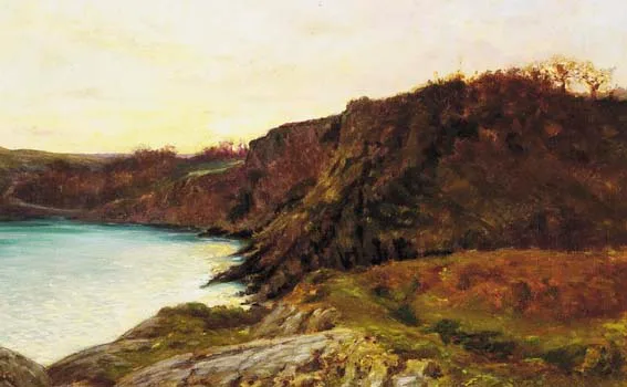 Egerton Coghill, SUNSET, CASTLETOWNSEND, COUNTY CORK, oil on canvas