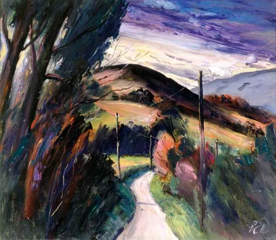 KNOCKREE by Peter Collis, oil on canvas, sold Apr 2005