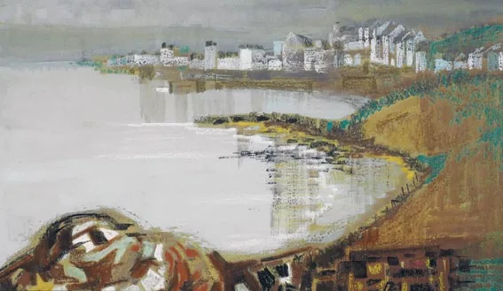 SOFT DAY by Arthur Armstrong, watercolour, crayon and pastel, sold Feb 2005