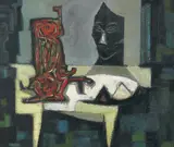Arthur Armstrong, STILL LIFE WITH DARK HEAD