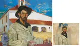 Seán Keating, SELF PORTRAIT AT THE HACIENDA