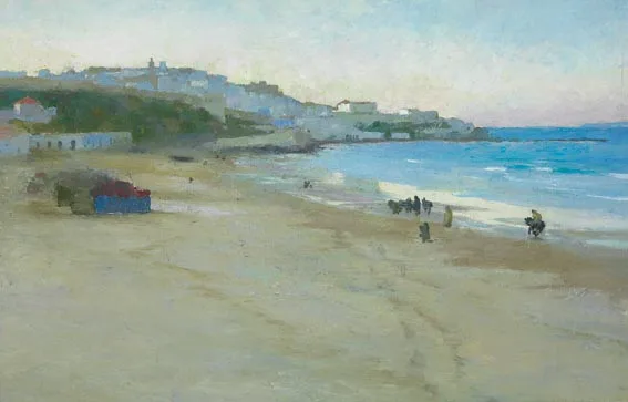 Alexander Mann, TANGIER, oil on canvas