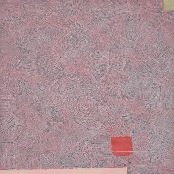 STRAND NOTE 'J' by Felim Egan, mixed media on wood, sold Feb 2005
