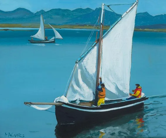 PTCAN by Cecil Maguire, oil on board, sold Feb 2005