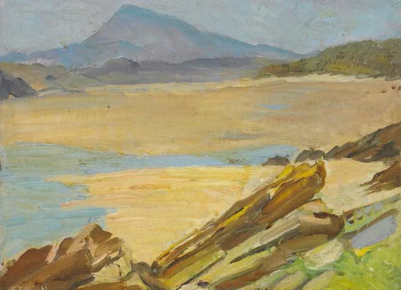 ARDS, COUNTY DONEGAL by Estella Solomons, oil on canvas board, offered Feb 2005