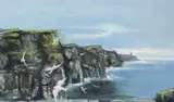 John Shinnors, SEAGULLS OVER THE CLIFFS OF MOHER, COUNTY CLARE
