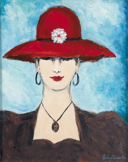 PRIMA DONNA by Gladys Maccabe, oil on board, sold Feb 2005