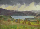CORN STOOKS, COUNTY DONEGAL, Whyte's 2004