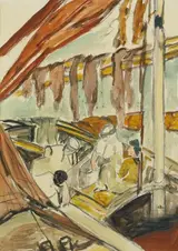 Grace Henry, BOAT SCENE, CHIOGGIA, VENICE