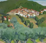 Mary Swanzy, HILL-TOP TOWN, FRANCE