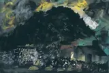 John Piper, COTTAGE UNDER WELSH MOUNTAIN