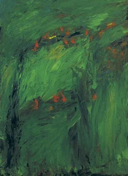 THE UPPER FIELD by Seán McSweeney, oil on board, sold Nov 2004