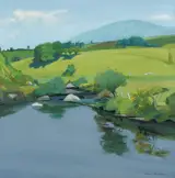 Carey Clarke, KING'S RIVER NEAR BLESSINGTON, COUNTY WICKLOW