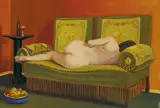 Stephen McKenna, NUDE RECLINING ON SOFA
