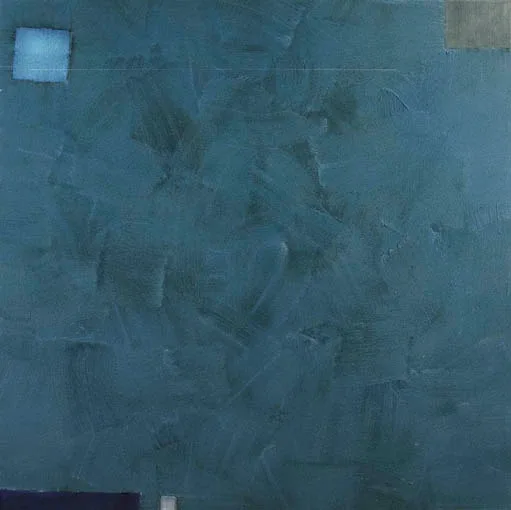 WAVELENGTH by Felim Egan, acrylic and mixed media on canvas, sold Sep 2004