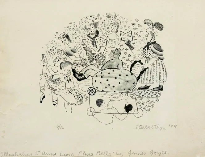 Stella Steyn, THE ONDT'S FUNERAL, lithograph (no. 6 in an edition of 12)