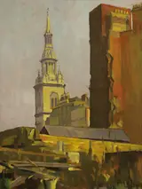 William John Leech, ST GILES, HOLBURN, FROM CHARING CROSS ROAD