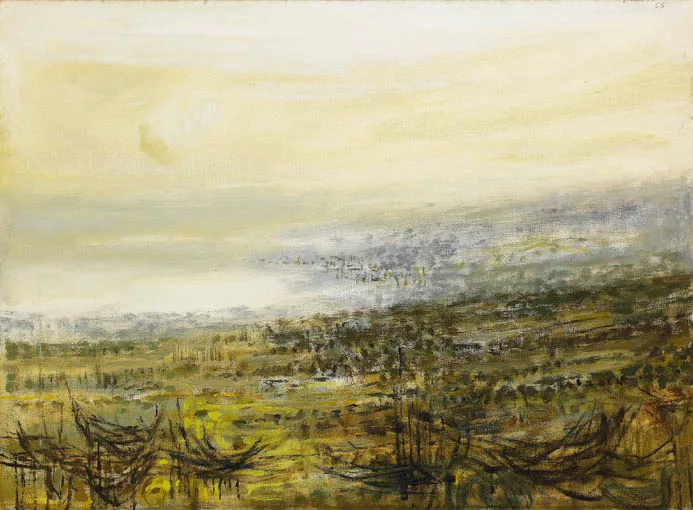 BALLYGALLY HEAD, COUNTY ANTRIM by Basil Blackshaw, oil on canvas, sold Sep 2004