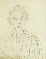 Anne Yeats, PORTRAIT OF LOUIS LE BROCQUY AS A YOUNG MAN