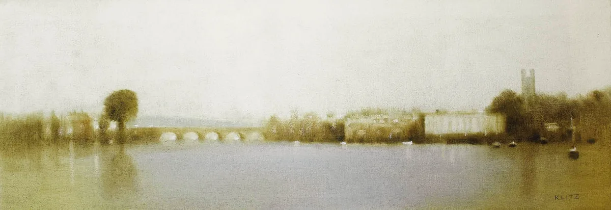 THOMOND BRIDGE, LIMERICK by Anthony Robert Klitz, oil on canvas, sold Sep 2004