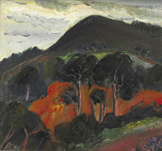 LITTLE SUGARLOAF by Peter Collis, oil on board, sold Sep 2004