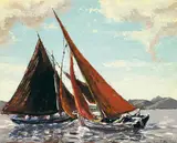 Ivan Sutton, A NEAR COLLISION OFF CARRAROE, COUNTY GALWAY
