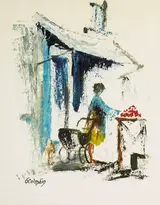 Séamus Ó Colmáin, FRUIT SELLER, MOORE STREET MARKETS, DUBLIN