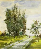 James Le Jeune, FIGURES ON A COUNTRY LANE