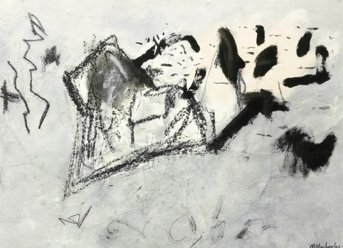 Michael Mulcahy, INIS OIRR, pastel and gouache on paper