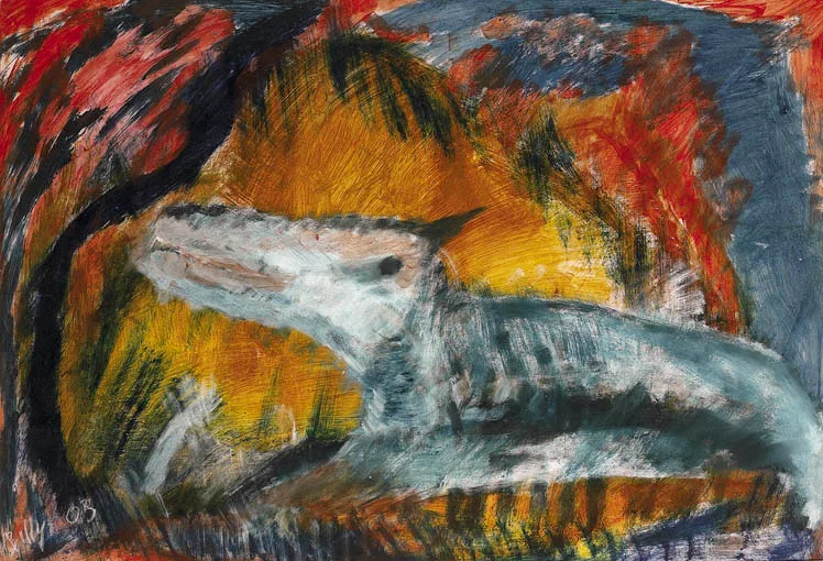 Billy Merwick, IN THE HEAT OF THE NIGHT, acrylic on board