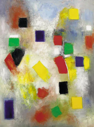 SOMEWHERE OVER THE RAINBOW by Kevin Geary, acrylic on canvas, sold Sep 2004