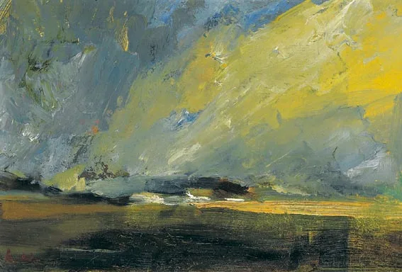 THE MUMBLES by Kenneth Webb, oil on board, sold Apr 2004