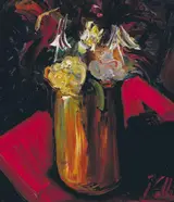 Peter Collis, FLOWERS IN A VASE